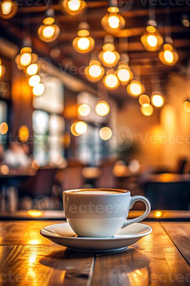 Mockup of Coffee cup isolated on dark background photo