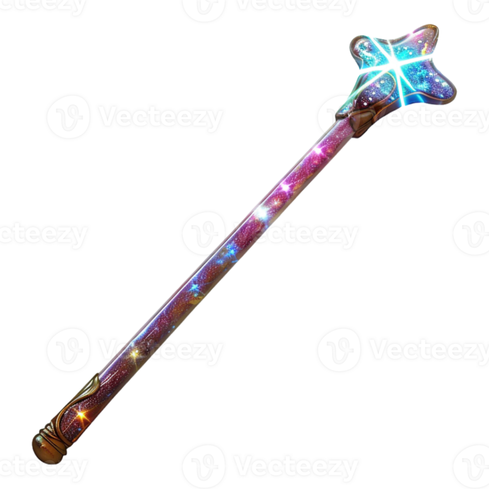 Magic Wand on Transparent Background png