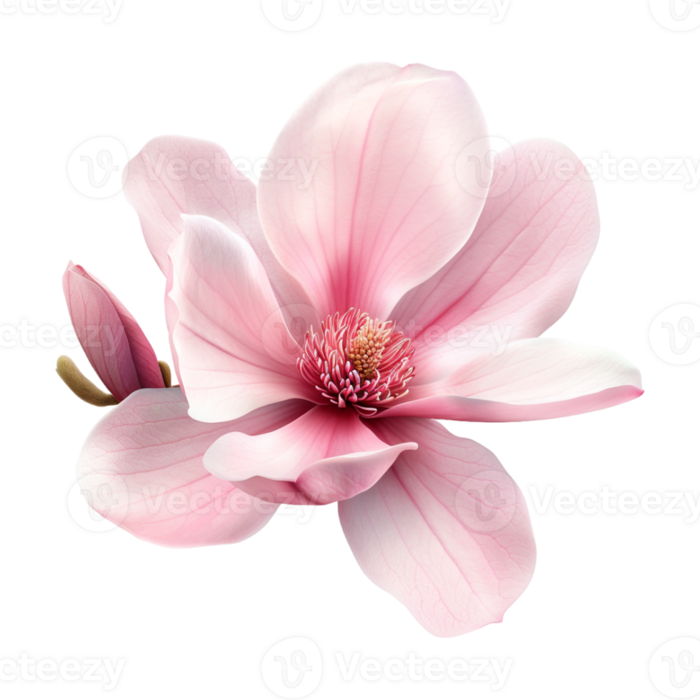 Magnolia liliiflora Plant on Transparent Background png