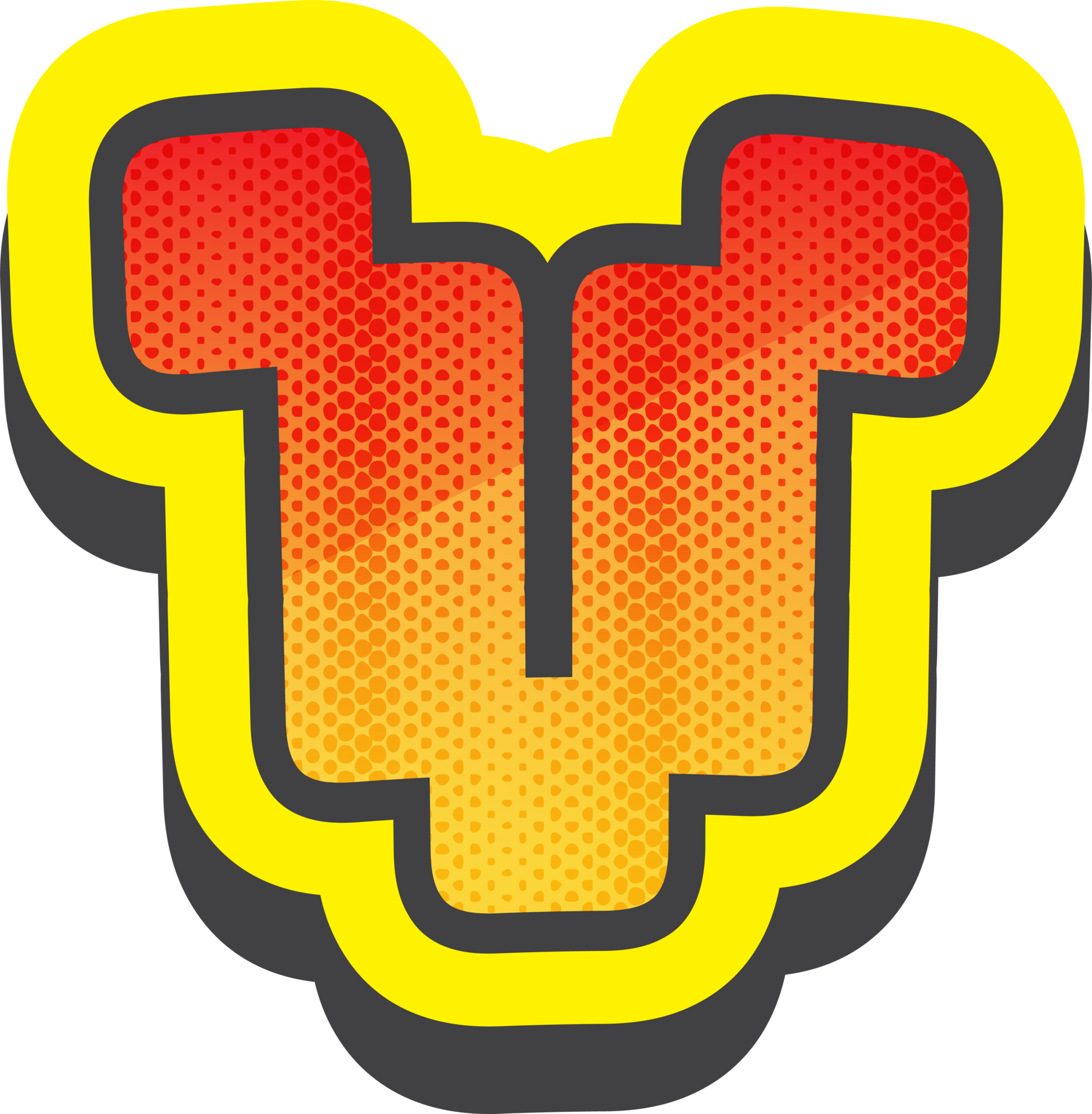 Letter V, Pixel Comic Alphabet 47080784 PNG