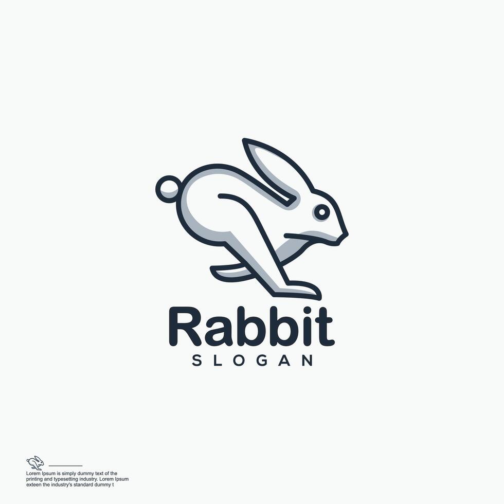 Rabbit Logo Design vector