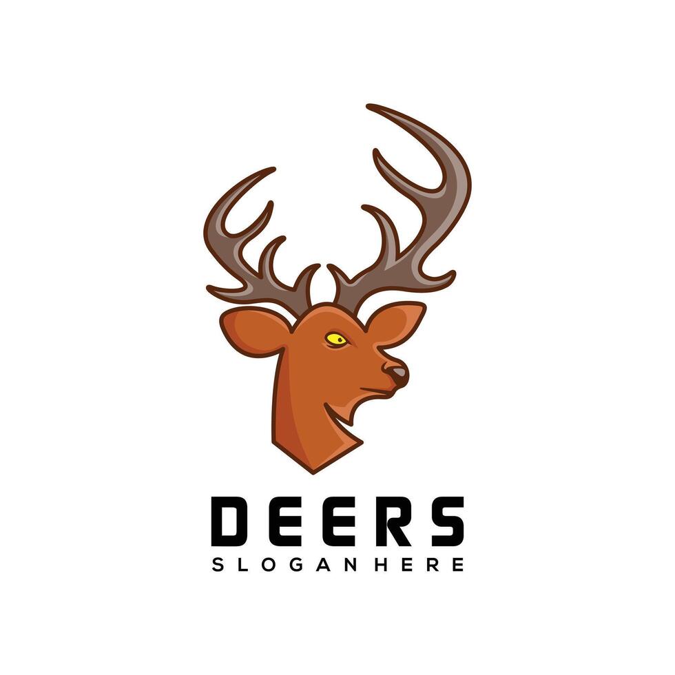 Deers Logo Design vector