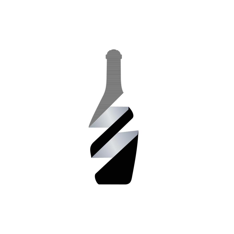 Creative Bottle Logo Design vector