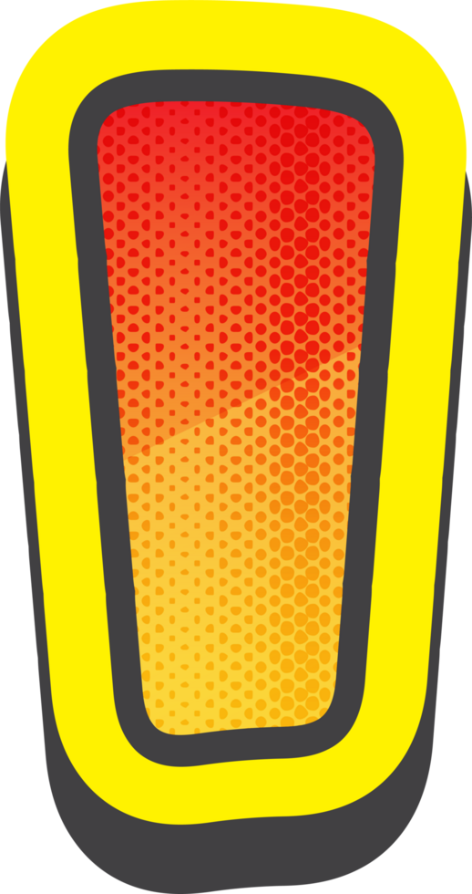Number 1, Pixel Comic Alphabet png
