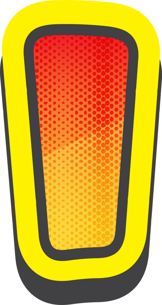 Letter I, Pixel Comic Alphabet png