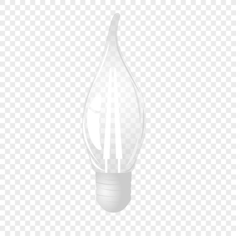 Light bulb. Electric lamp. Template creativity idea business innovation. illustration vector