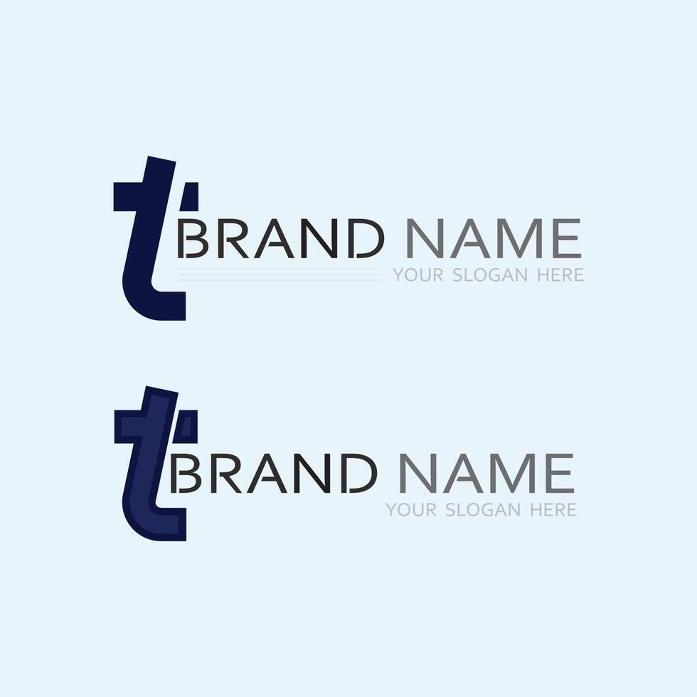 letter T logo image and font T design graphic vector