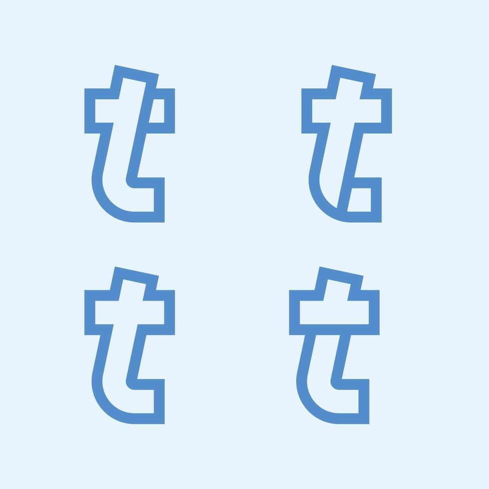 letter T logo image and font T design graphic vector