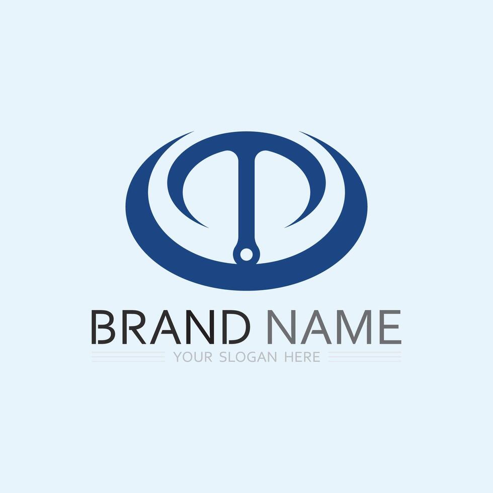 letter T logo image and font T design graphic vector