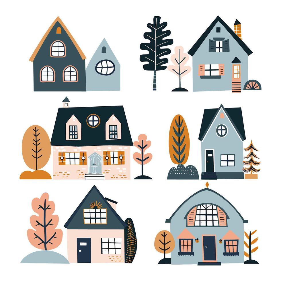 set home simple illustation vector