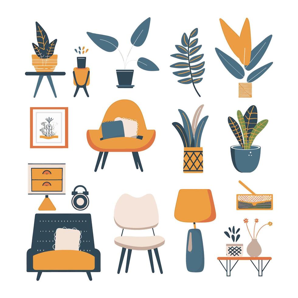 set home simple illustation vector