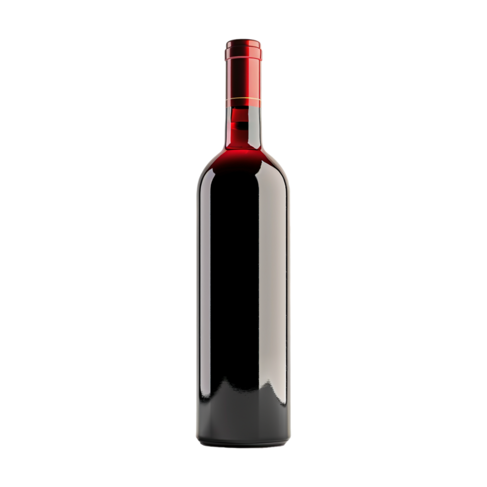 Wine Bottle on Transparent Background png