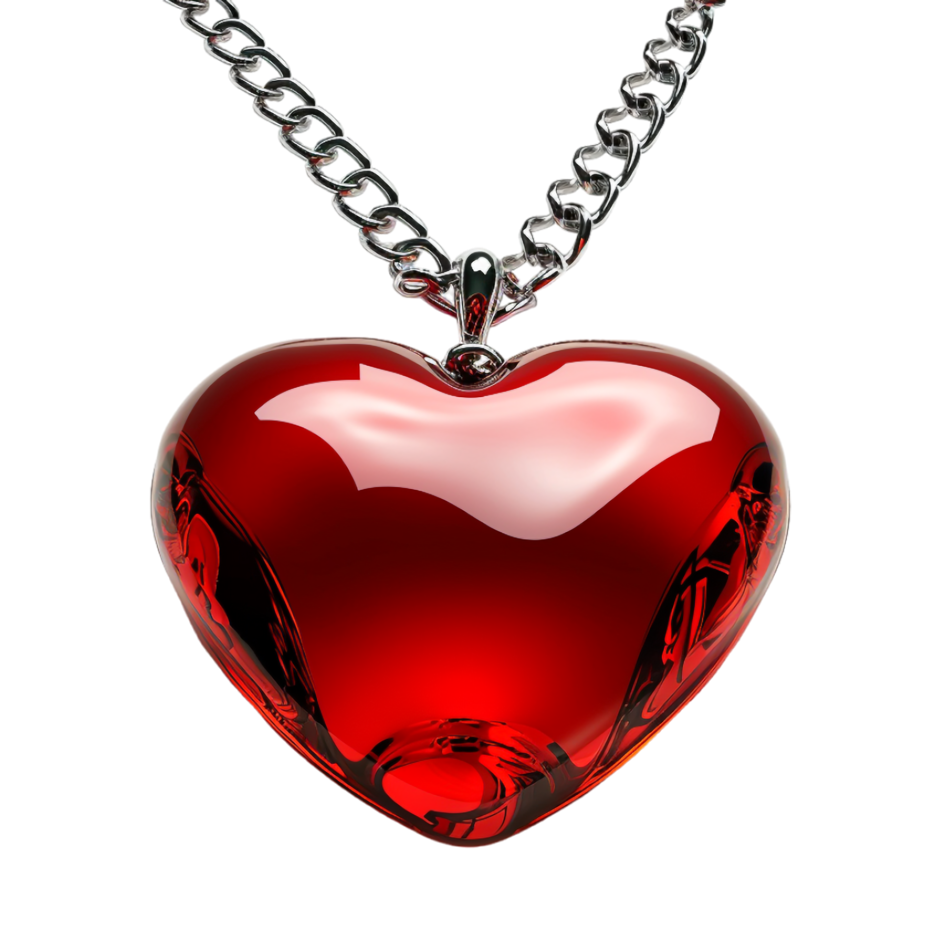 Red Heart Locket on Transparent Background 47082289 PNG