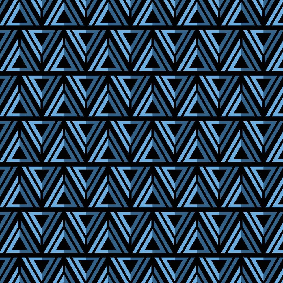 Abstract Triangle Pattern geometric design with line and blue color , suitable for your design vector