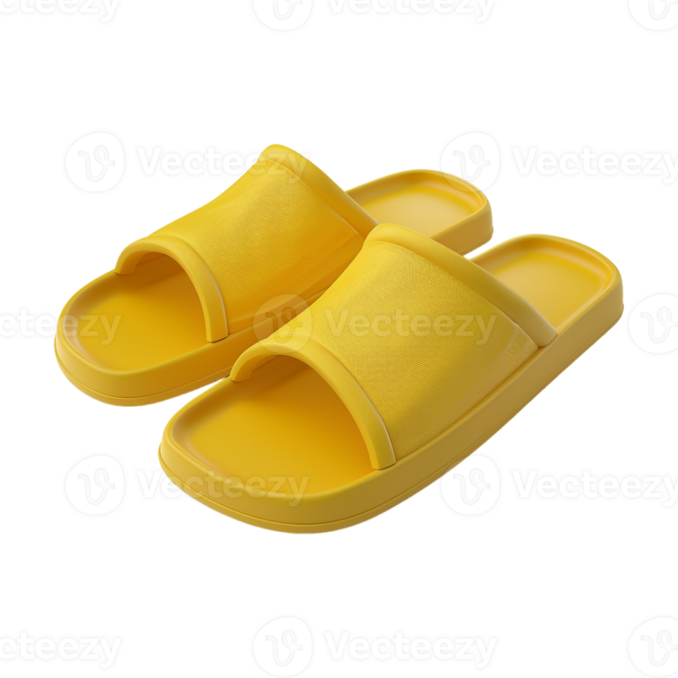 Plastic Slippers on Transparent Background png