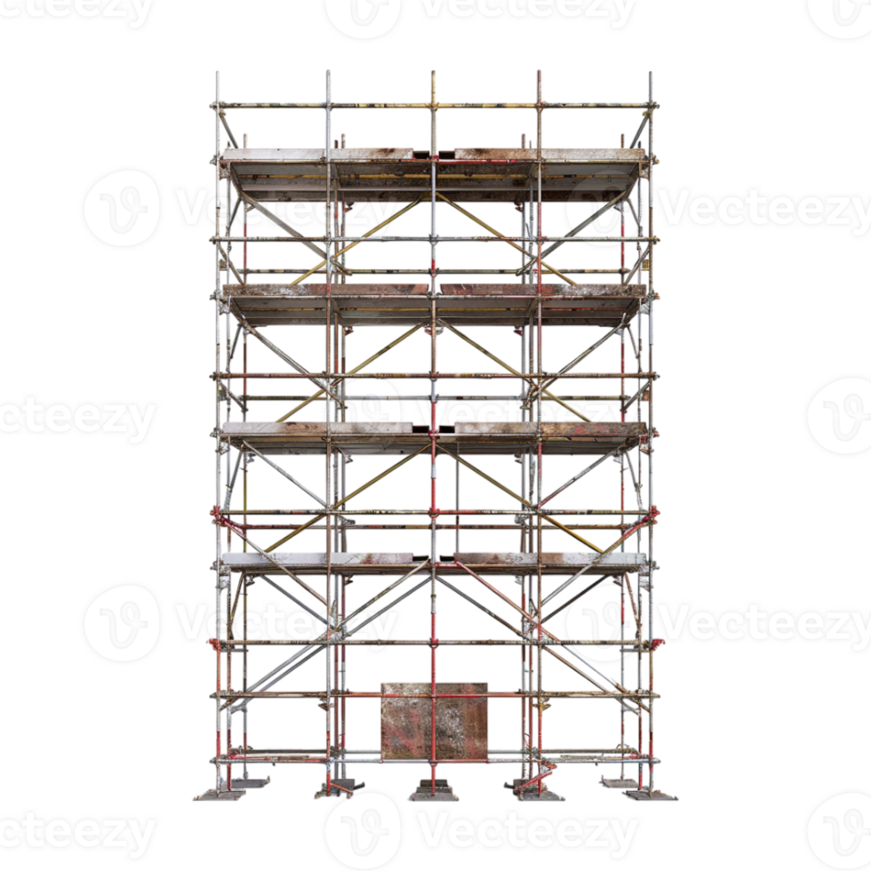 Scaffolding on Transparent Background png