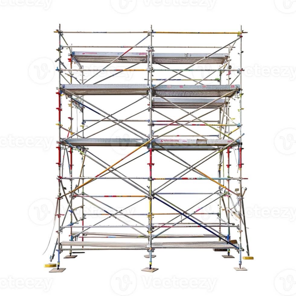 Scaffolding on Transparent Background png