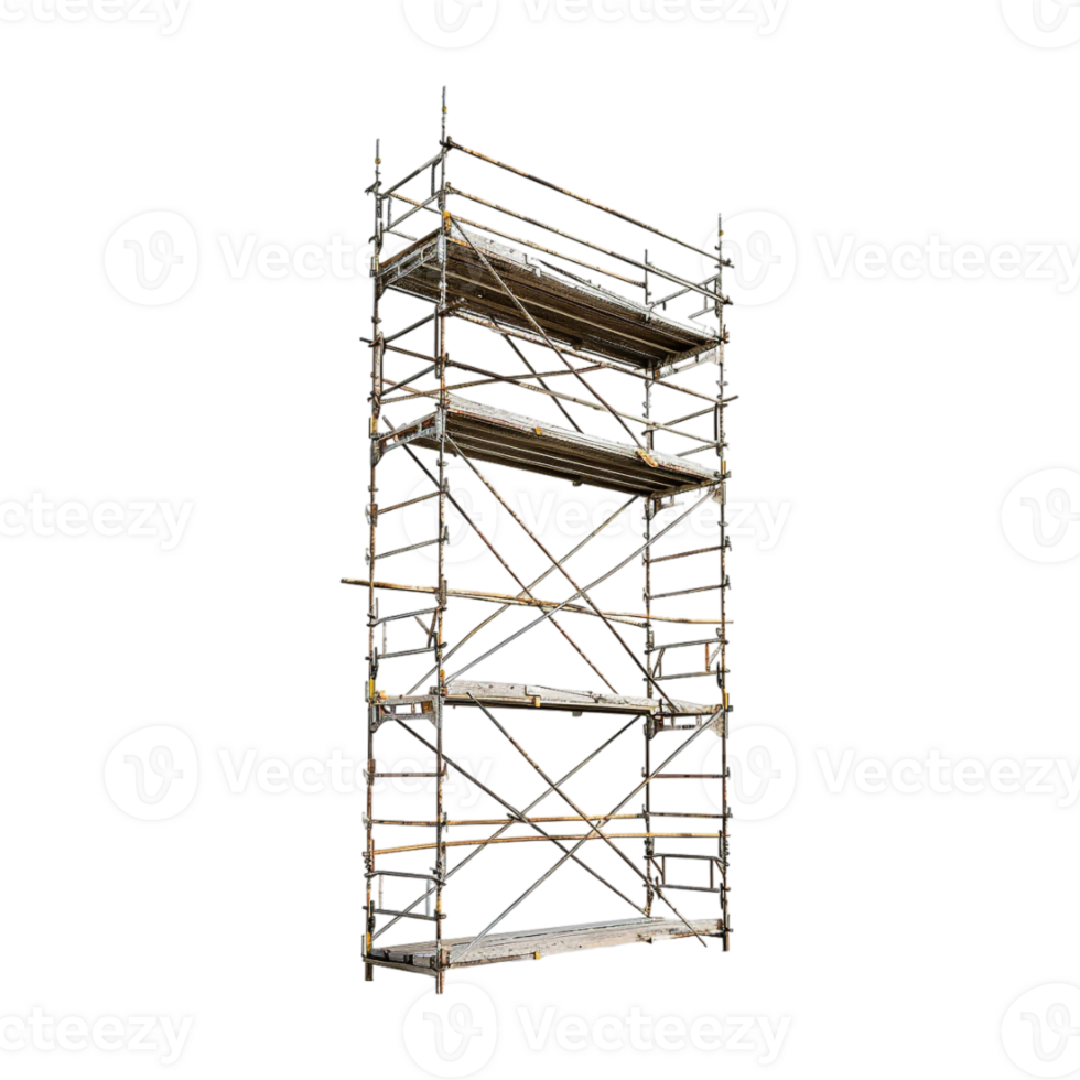 Scaffolding on Transparent Background png