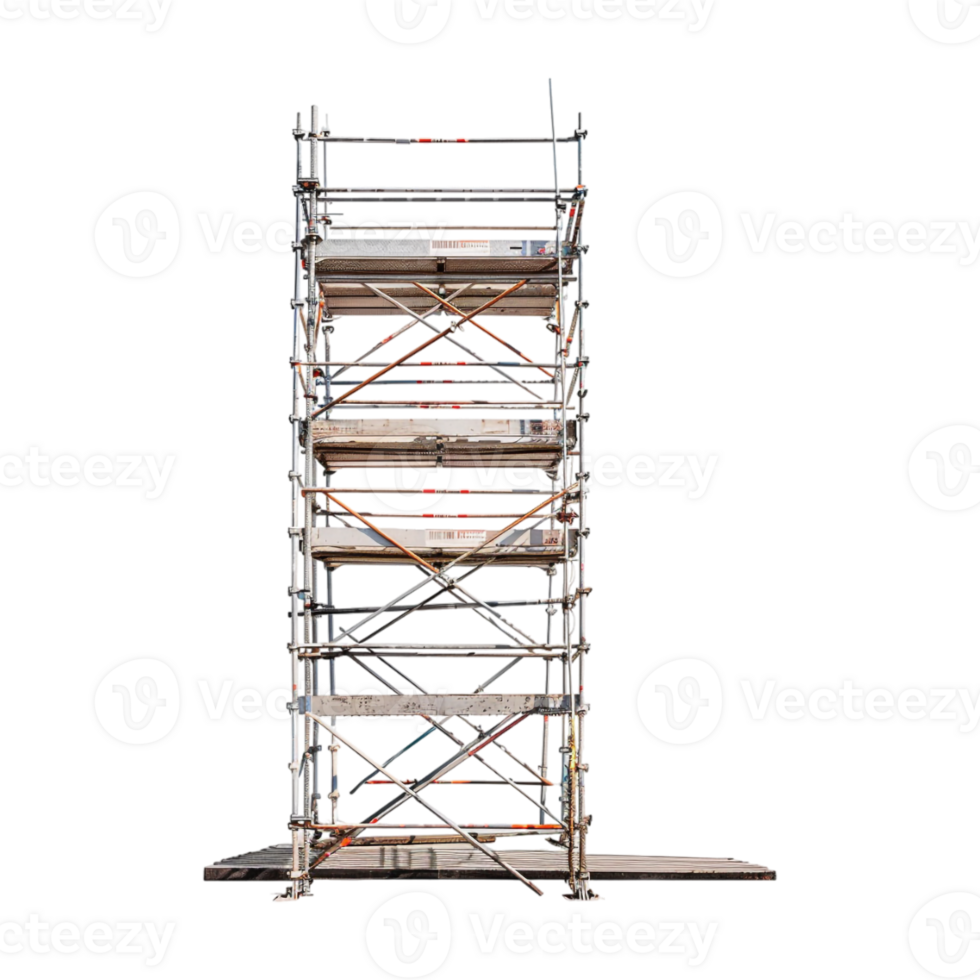 Scaffolding on Transparent Background png