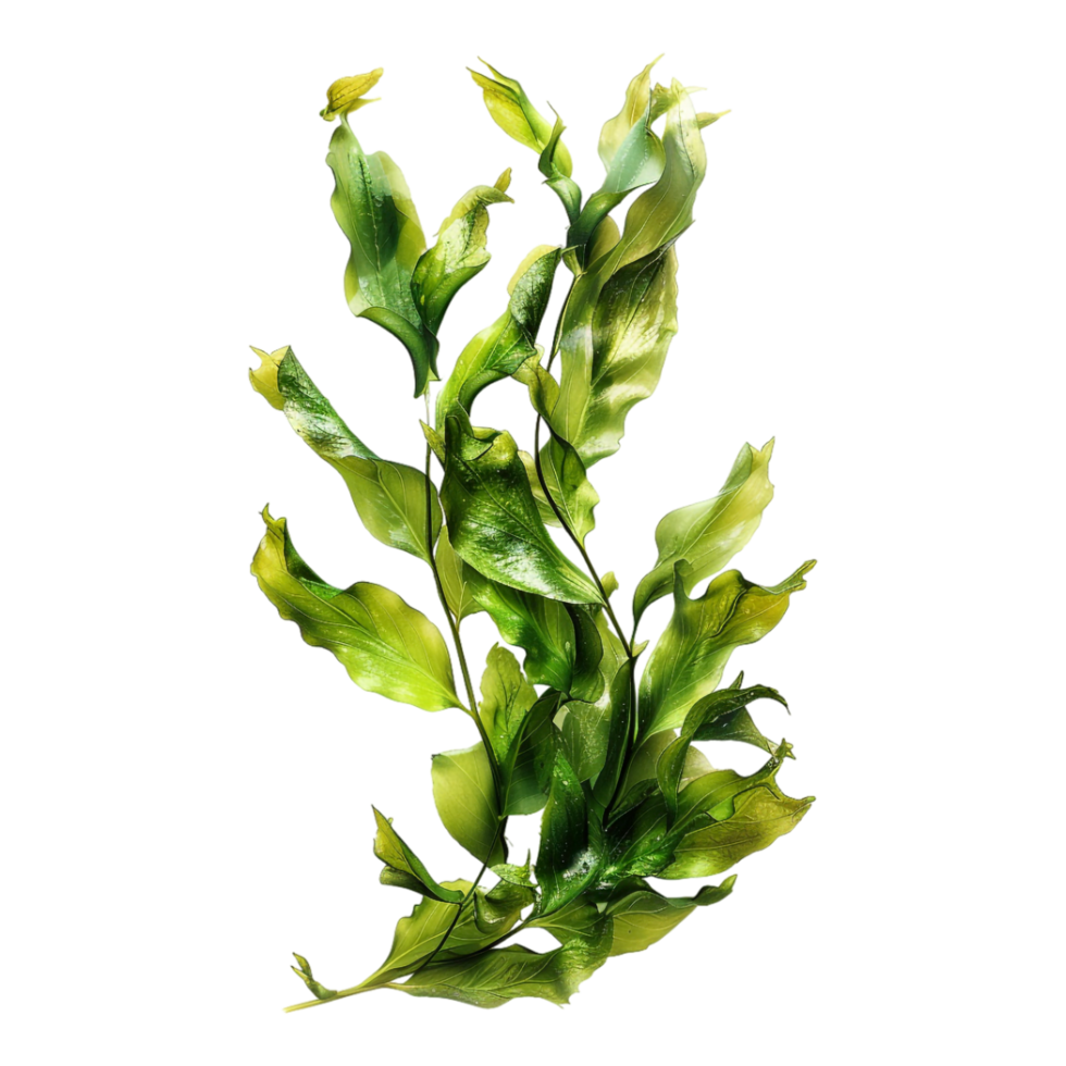 Potamogeton lucens Plant on Transparent Background png