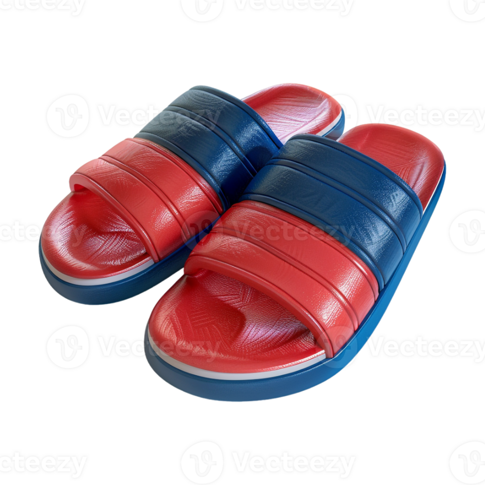 Plastic Slippers on Transparent Background png