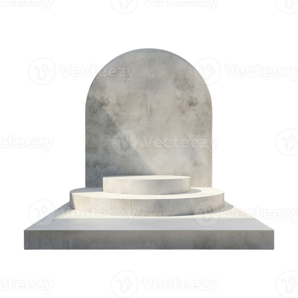 Stage Podium for Product on Transparent Background png