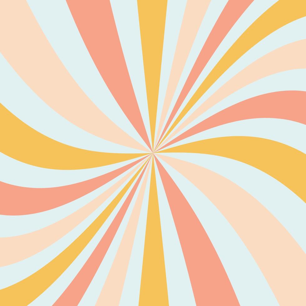 Summer Color Palette Groovy Wavy Background. Abstract Background. vector