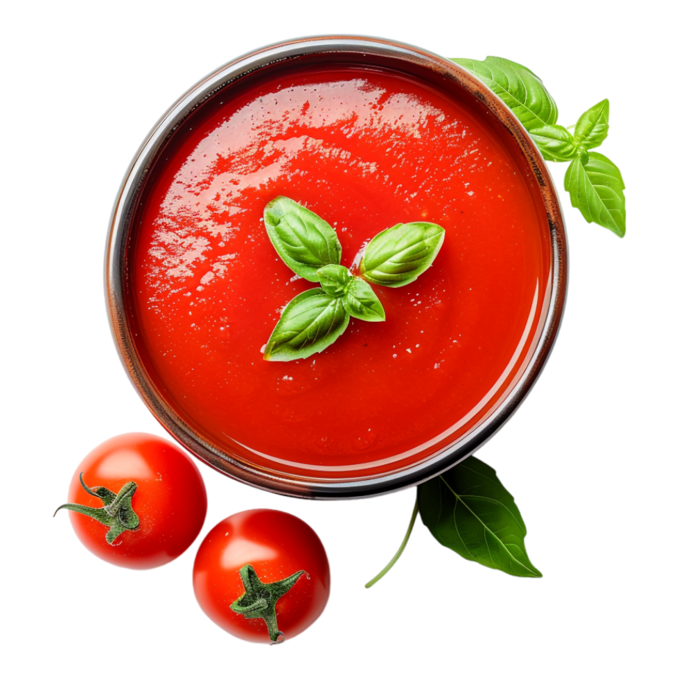 Tomato Ketchup Bowl on Transparent Background png