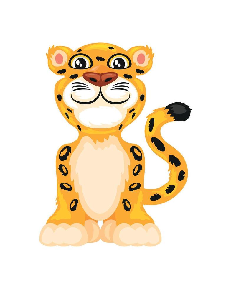 leopard animal isolated vector