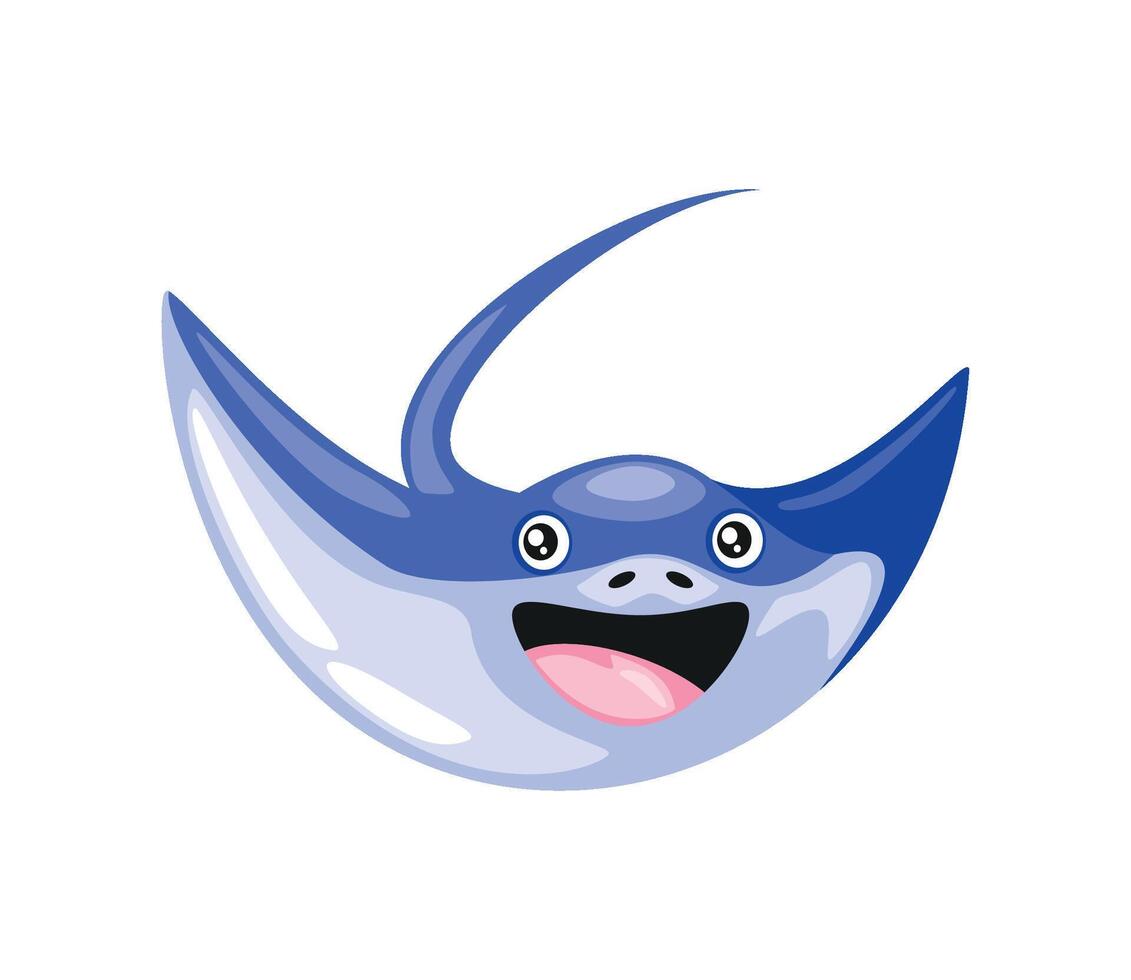 stingray animal illustration vector