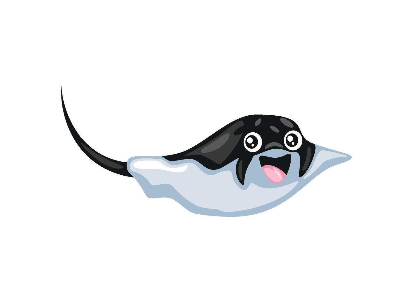 stringray sea life vector