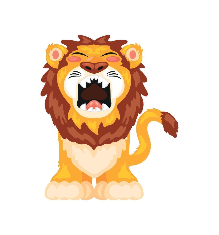 lion wildlife design vector