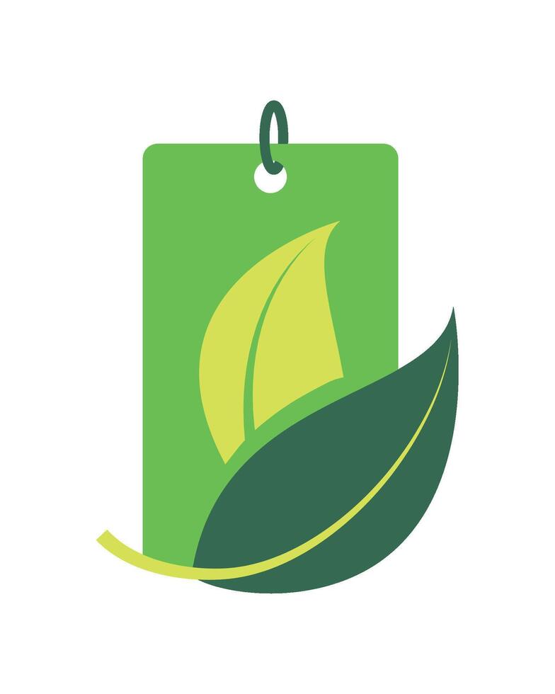 eco label nature vector