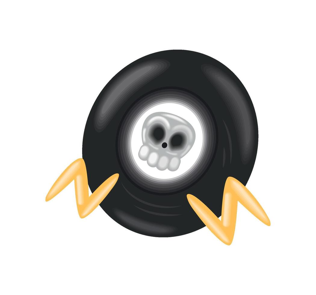 heavy metal vinyl records vector