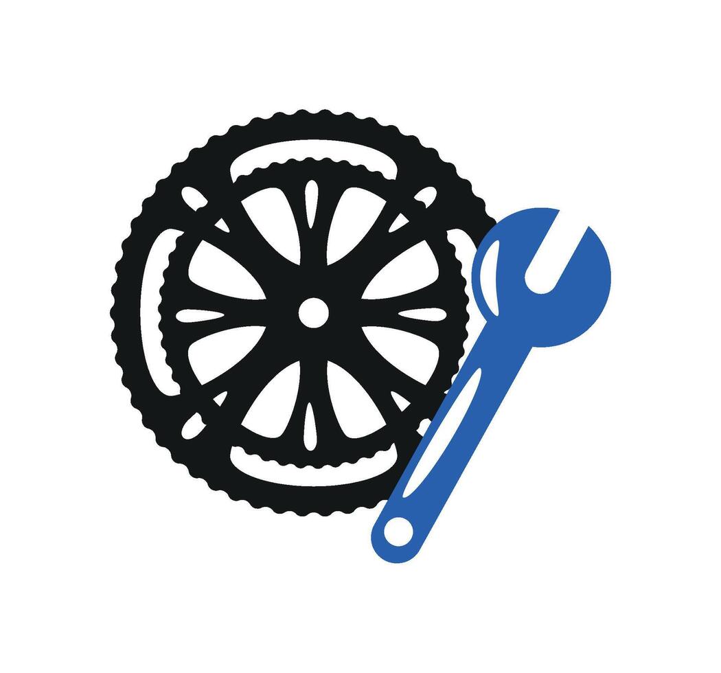 bicycle equipment tools vector