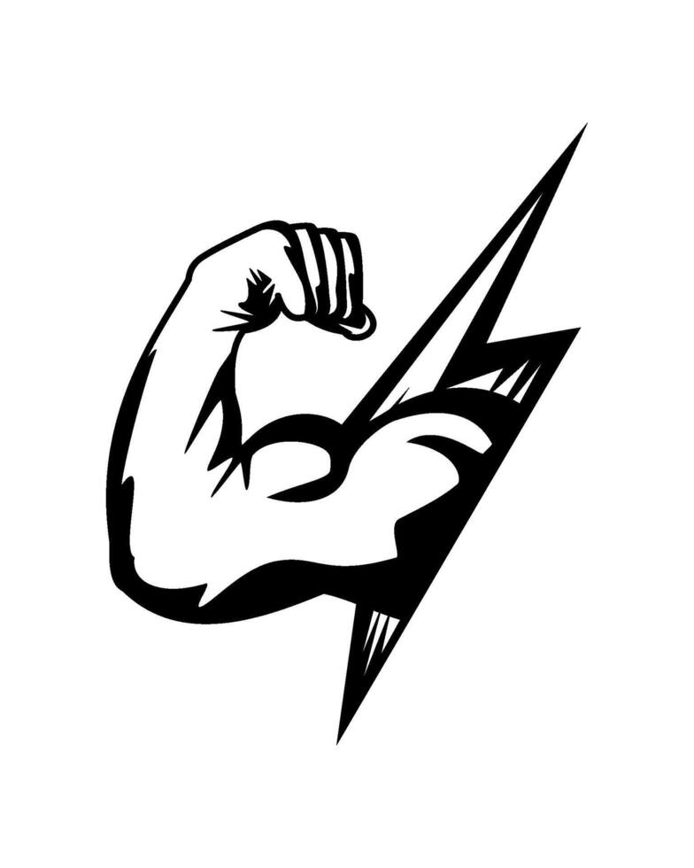 gym emblem bodybuilder vector