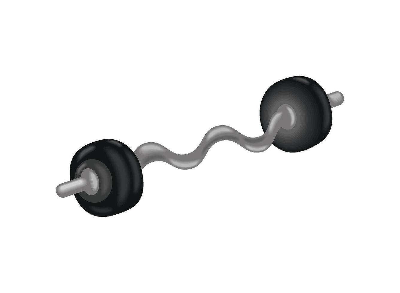 gym equipment weights vector