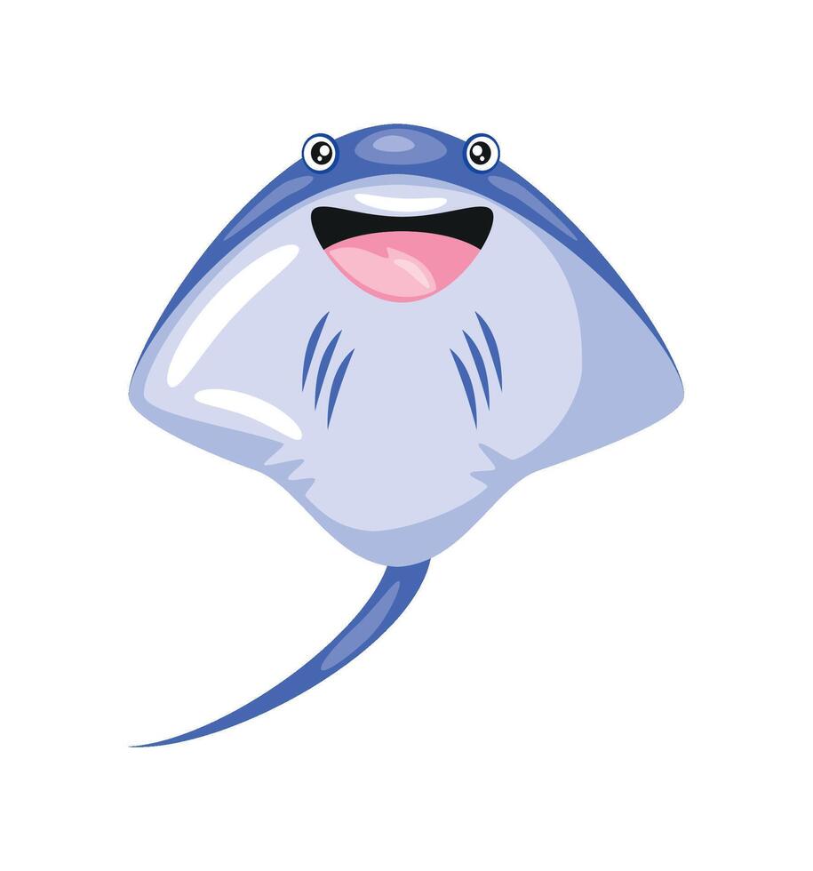 stingray marine animal vector