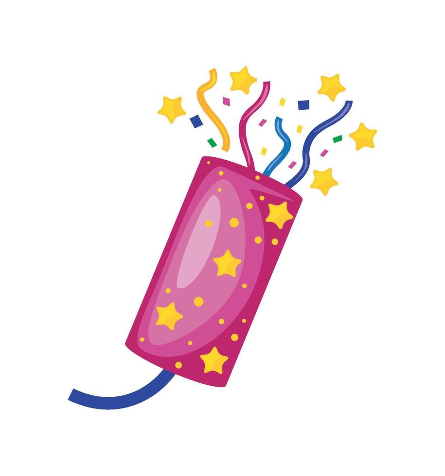 birthday party confetti vector