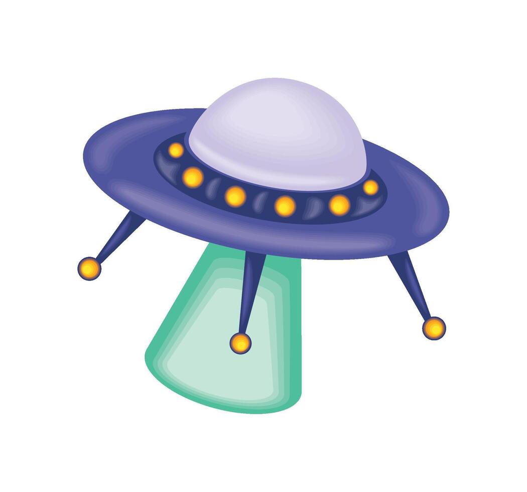 ufo invasion ship vector