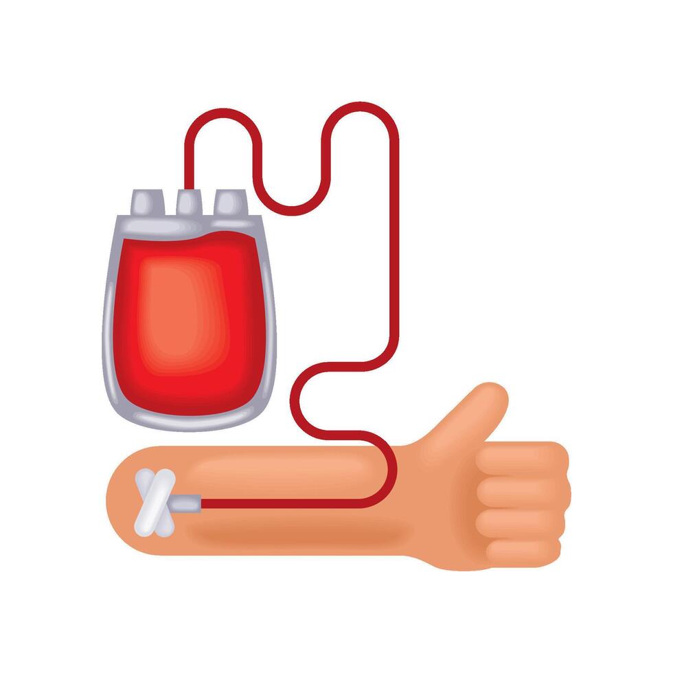 blood donation responsibility vector