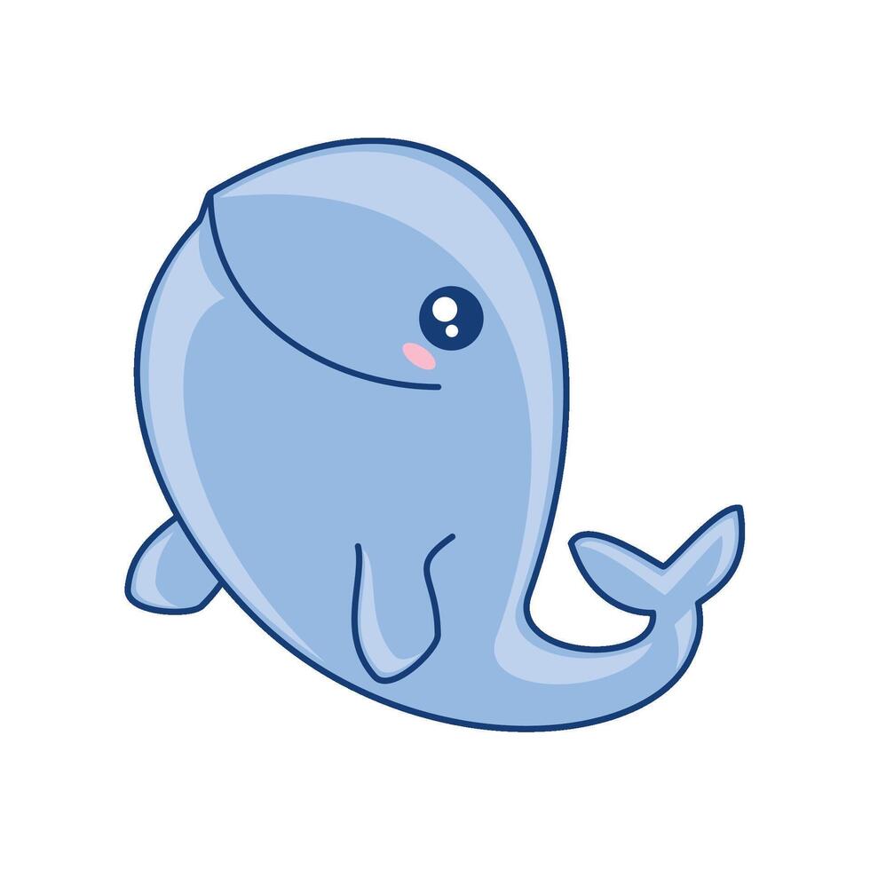 whale animal underwater vector