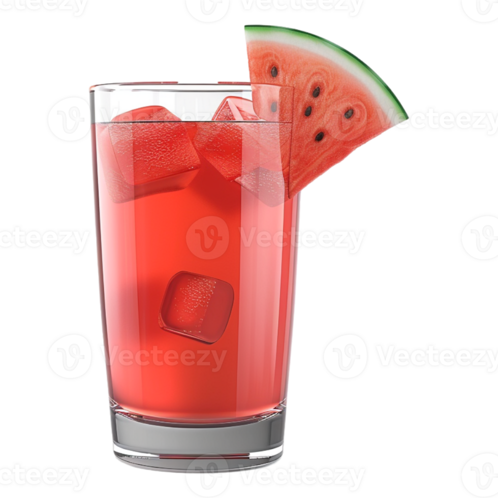 Watermelon Juice on Transparent Background png