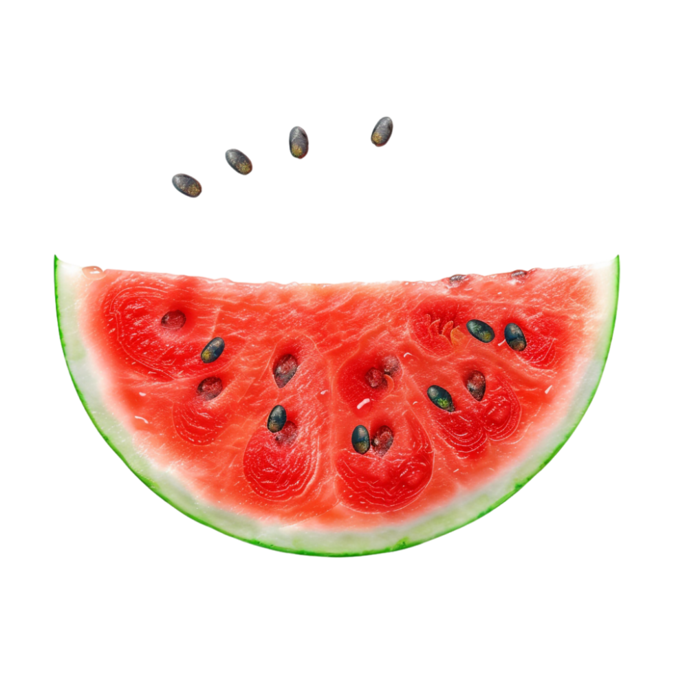 Watermelon Slices on Transparent Background png