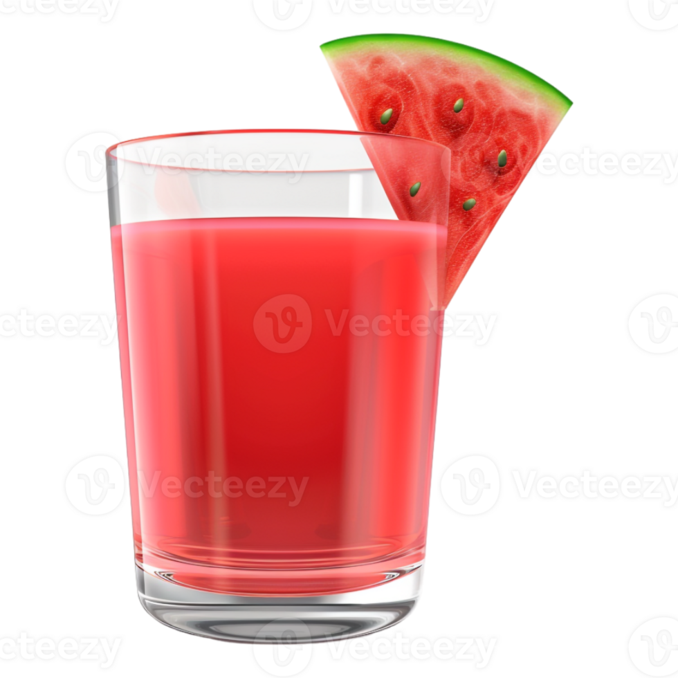 Watermelon Juice on Transparent Background png