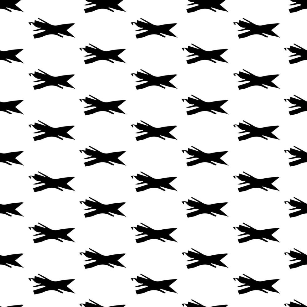 Seamless pattern with hand drawn cross symbols vector