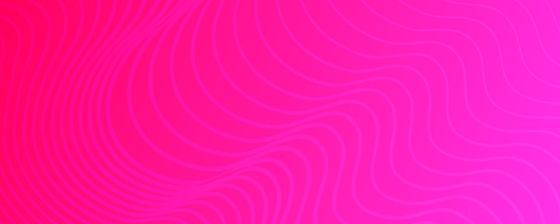 Modern colorful gradient background with wave lines vector