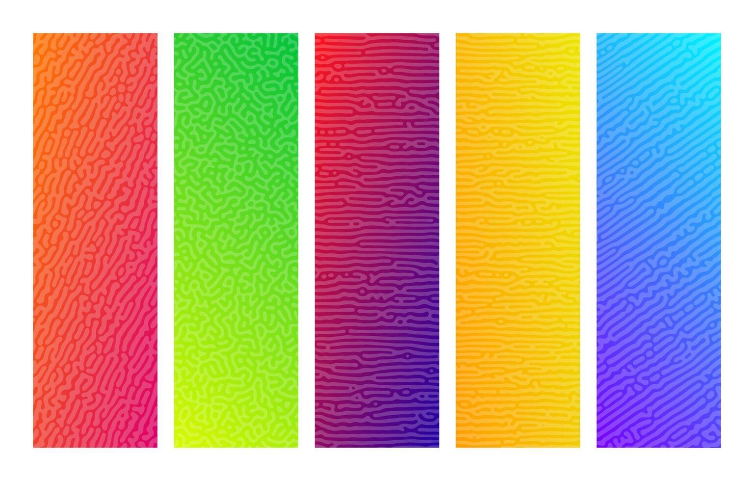 Turing reaction colorful background vector