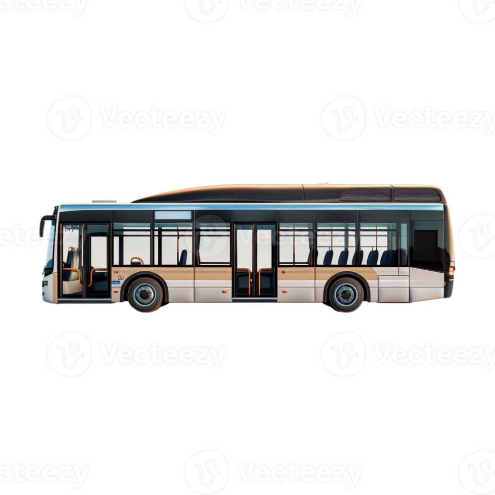 Travel Bus on Transparent Background png