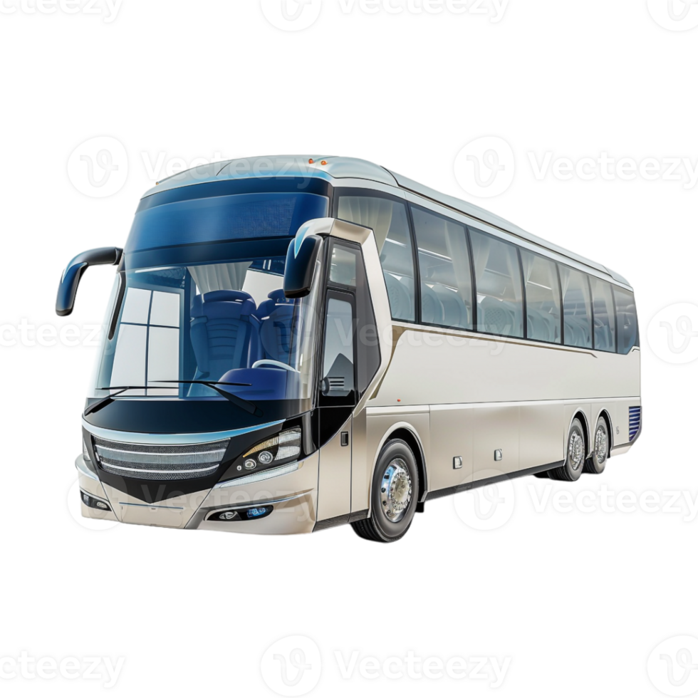 Travel Bus on Transparent Background png